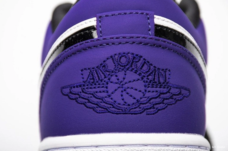 Low Jordan  1 553558-125 Purple  Court 1130